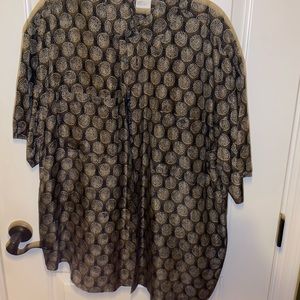 Black spot men shirt, size medium